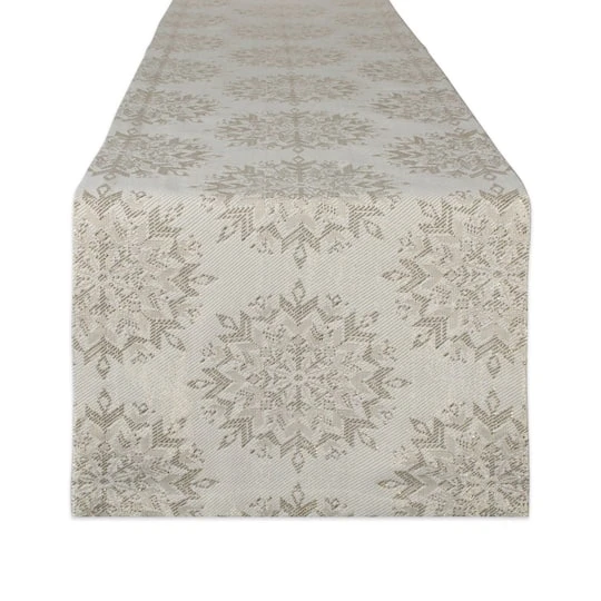DII® 72'' Winter Sparkle Jacquard Table Runner 2 DII® 72'' Winter Sparkle Jacquard Table Runner - Image 2