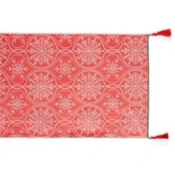 DII® 108'' Joyful Snowflakes Jacquard Reversible Table Runner -Northlight Sale Store D540136S 3