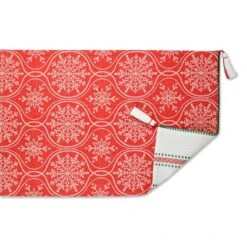 DII® 108'' Joyful Snowflakes Jacquard Reversible Table Runner -Northlight Sale Store D540136S 4