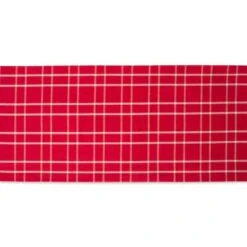DII® 108" Holly Berry Plaid Table Runner -Northlight Sale Store D540138S 3