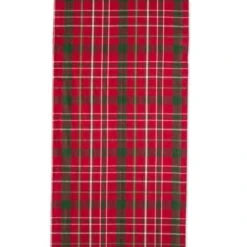DII® 108" Tartan Holly Plaid Table Runner -Northlight Sale Store D540140S 4
