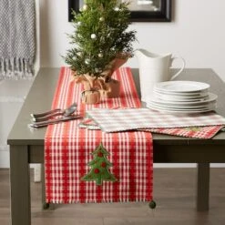 DII® 108" Jolly Tree Table Runner -Northlight Sale Store D540142S 5