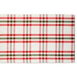 DII® 108" Jolly Tree Collection Nutcracker Plaid Table Runner -Northlight Sale Store D540143S 6