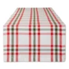 DII® 72" Jolly Tree Collection Nutcracker Plaid Table Runner