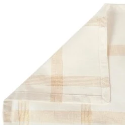 DII® 120" Gold Lurex Plaid Tablecloth -Northlight Sale Store D540150S 2