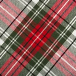 DII® 70" Round Christmas Plaid Tablecloth -Northlight Sale Store D540167S 4