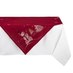 DII® 40" Embroidered Snowman Table Topper