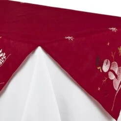 DII® 40" Embroidered Snowman Table Topper 13 DII® 40" Embroidered Snowman Table Topper -Northlight Sale Store D540169S 2