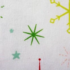 DII® 52" Christmas Star Print Tablecloth -Northlight Sale Store D540171S 5
