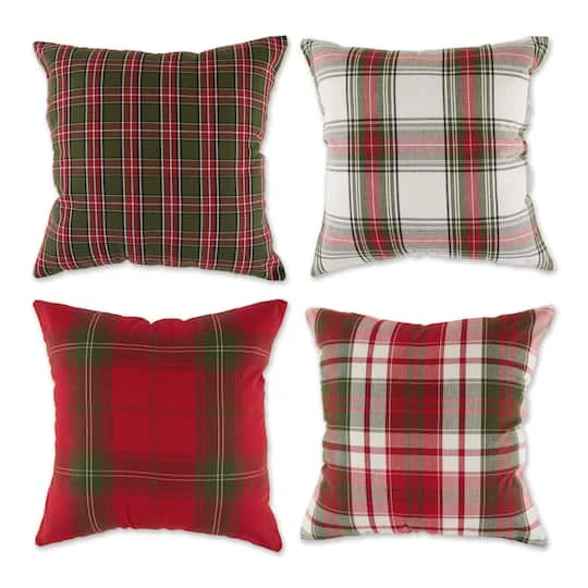 DII® Traditional Christmas Plaid Pillow Cover Set 2 DII® Traditional Christmas Plaid Pillow Cover Set - Image 2