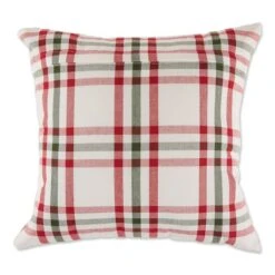 DII® Farmhouse Christmas Plaid Pillow Cover Set -Northlight Sale Store D540192S 2