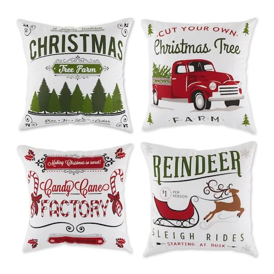 DII® Christmas Prints Pillow Cover Set 2 DII® Christmas Prints Pillow Cover Set - Image 2
