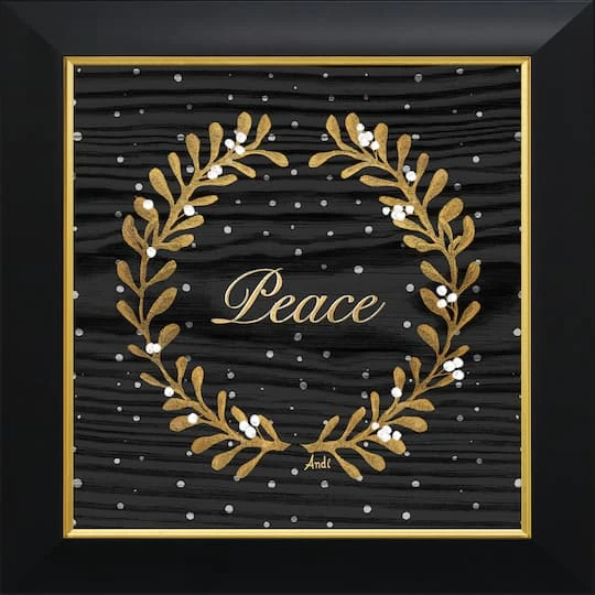 Timeless Frames® Gold Peace Framed Wall Décor 2 Timeless Frames® Gold Peace Framed Wall Décor - Image 2