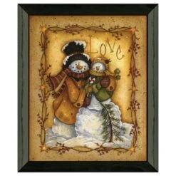Timeless Frames® Snow Folk Love Framed Wall Art