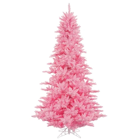 3ft. Pre-Lit Light Pink Artificial Christmas Tree, Pink Dura-Lit® LED Lights 2 3ft. Pre-Lit Light Pink Artificial Christmas Tree, Pink Dura-Lit® LED Lights - Image 2