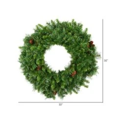 30" Cheyenne Pine Wreath -Northlight Sale Store D575234S 3