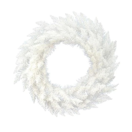 30" Sparkle White Spruce Wreath 2 30" Sparkle White Spruce Wreath - Image 2