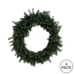 12" Canadian Pine Wreath Set -Northlight Sale Store D575252S 3