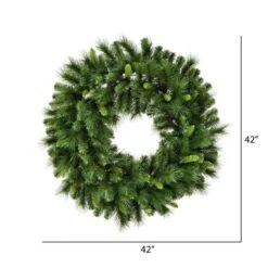 42" Bangor Mixed Pine Wreath -Northlight Sale Store D575256S 3