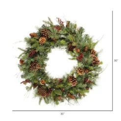 30" Cibola Mixed Berry Wreath 7 30" Cibola Mixed Berry Wreath -Northlight Sale Store D575269S 3
