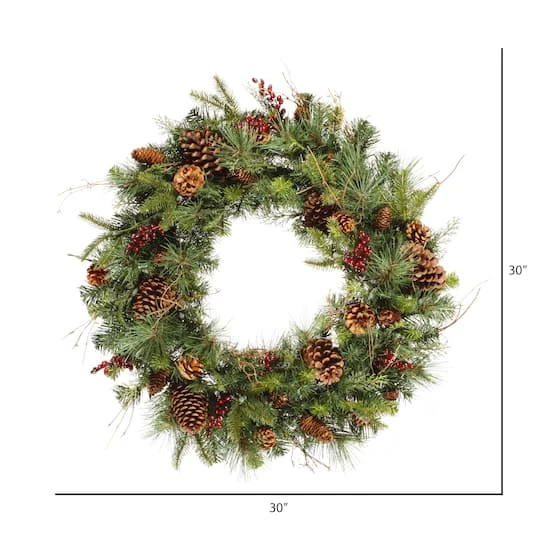 30" Cibola Mixed Berry Wreath 4 30" Cibola Mixed Berry Wreath - Image 4