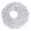 24" White Fir Wreath