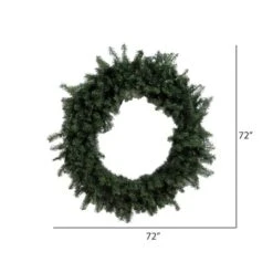 72" Canadian Pine Wreath -Northlight Sale Store D575282S 3