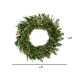 48" Cashmere Artificial Christmas Wreath -Northlight Sale Store D575352S 2