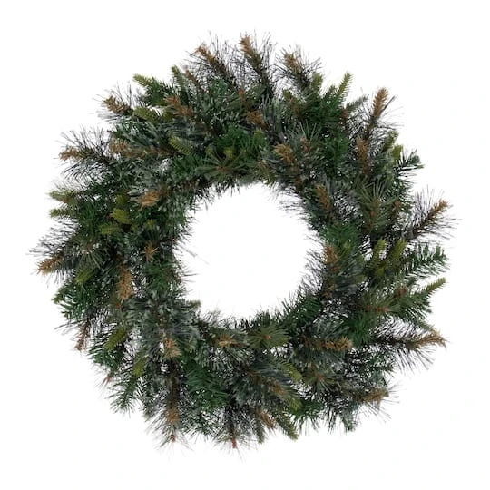 24" Cashmere Artificial Christmas Wreath 2 24" Cashmere Artificial Christmas Wreath - Image 2