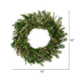 42" Cashmere Pine Artificial Christmas Wreath -Northlight Sale Store D575394S 3