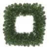 24" Oregon Fir Artificial Christmas Square Wreath