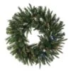 42" Multicolored LED Lights Cashmere Pine Artificial Christmas Wreath