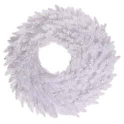 36" White Fir Christmas Wreath