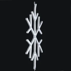 18" Neon Style Lighted Snowflake Wall Accent 12 18" Neon Style Lighted Snowflake Wall Accent -Northlight Sale Store D619770S 15