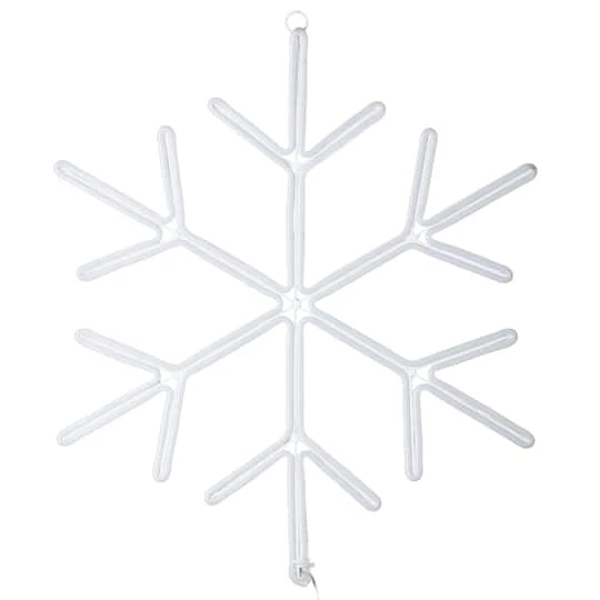 18" Neon Style Lighted Snowflake Wall Accent 7 18" Neon Style Lighted Snowflake Wall Accent - Image 7