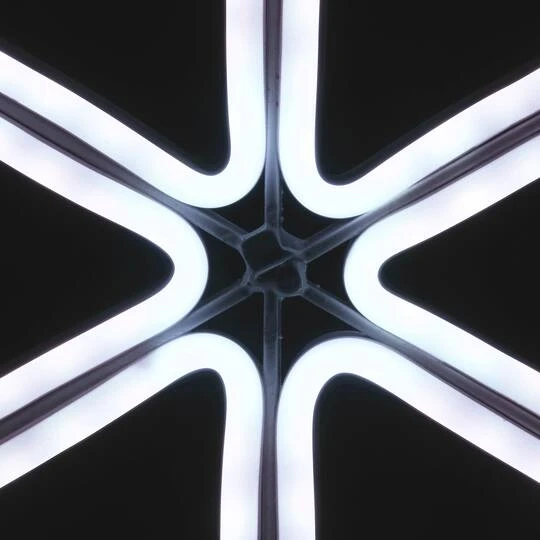 18" Neon Style Lighted Snowflake Wall Accent 8 18" Neon Style Lighted Snowflake Wall Accent - Image 8