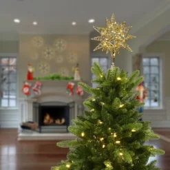 14.5" Falling Star Tree Top For Artificial Trees With Lights 7 14.5" Falling Star Tree Top For Artificial Trees With Lights -Northlight Sale Store D619808S 12