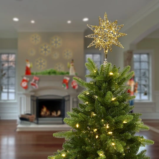 14.5" Falling Star Tree Top For Artificial Trees With Lights 3 14.5" Falling Star Tree Top For Artificial Trees With Lights - Image 3