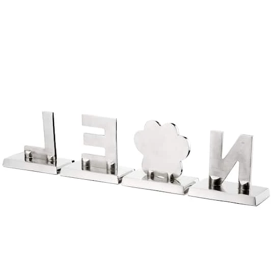 5" Gold Sparkle NOEL Stocking Holders, 4ct. 7 5" Gold Sparkle NOEL Stocking Holders, 4ct. - Image 7