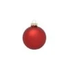 Whitehurst 40ct. 1.25" Matte Glass Ball Ornaments Red Matte