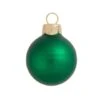 Whitehurst 4ct. 5" Matte Glass Ball Ornaments Green Matte