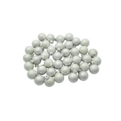 Whitehurst 40ct. 1.5" Pearl Glass Ball Ornaments White Pearl -Northlight Sale Store D623201S 12