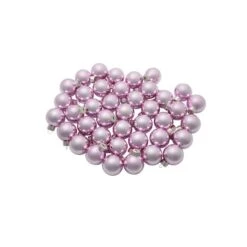 Whitehurst 40ct. 1.25" Glossy Glass Ball Ornaments Baby Pink Shiny -Northlight Sale Store D623209S 12