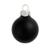 Whitehurst 4ct. 5" Matte Glass Ball Ornaments Black Matte