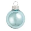 Whitehurst 40ct. 1.25" Glossy Glass Ball Ornaments Baby Blue Shiny