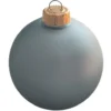 Whitehurst 4ct. 5" Matte Glass Ball Ornaments Baby Blue Matte