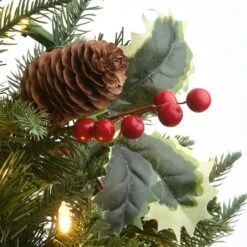 2ft. Pre-Lit Happy Hill Pine Artificial Christmas Tree, Warm White LED Lights -Northlight Sale Store D645001S 4