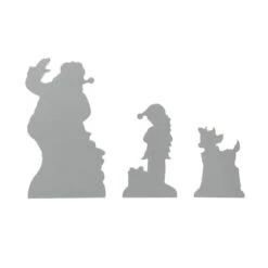 Glitzhome® Wooden Christmas Santa, Elf & Reindeer Table Décor Set -Northlight Sale Store D652310S 7