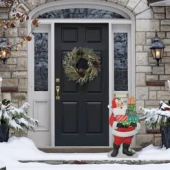 Glitzhome® 36'' Wooden Santa Gifts Porch Décor -Northlight Sale Store D652325S 4