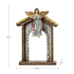 Glitzhome® Multicolor Resin Nativity Figurine Set -Northlight Sale Store D652340S 8